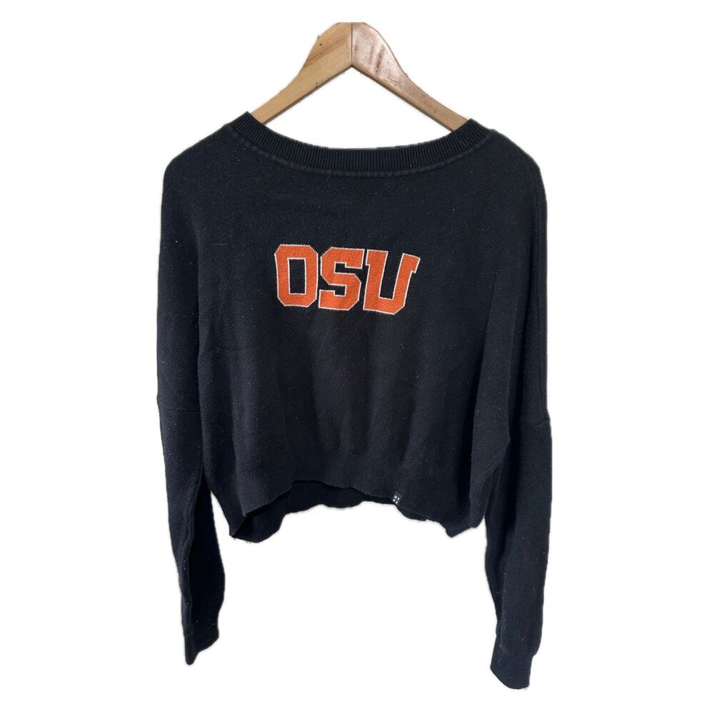Hype And Vice Oregon State University OSU Beavers 100% Cotton Rib Knit Sweater S